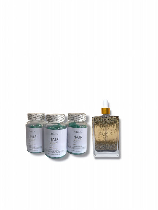 Hair Boost gummies + Repair oil